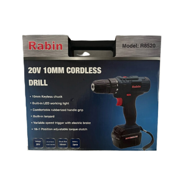 دریل شارژی رابین مدل R8520 - Image 3