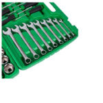 جعبه ابزار سبز 80 پارچه پلاستیکی تاپ تول مدل GCAI8002 - Image 2