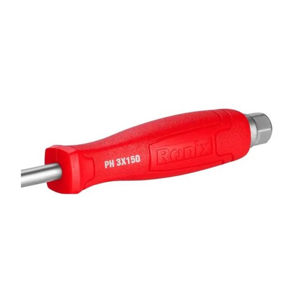 ست پیچ گوشتی ضربه خور دسته پلاستیکی 7 عددی رونیکس مدل RH 2910 - Image 5