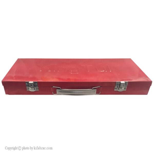 جعبه بکس مکانیکی کینگ تول مدل KIT-24 شش گوشه - Image 4