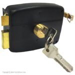 قفل درب حیاطی باتیس طرح کالی مدل 2202-ECO - Image 3