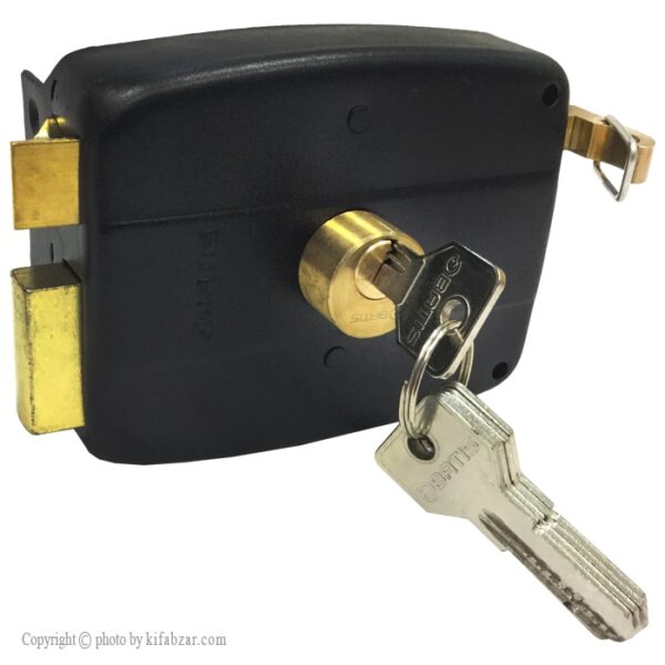 قفل درب حیاطی باتیس طرح کالی مدل 2202-ECO - Image 3