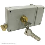 قفل درب حیاطی باتیس طرح ژوئیل مدل 4204-ECO - Image 4
