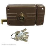 قفل درب حیاطی باتیس طرح ایزو مدل 6206 - Image 2