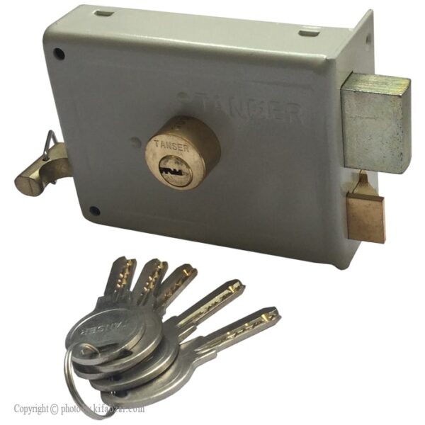 قفل حیاطی تنسر طرح ژوییل مدل TDL-Y-323 کلید کامپیوتری - Image 3