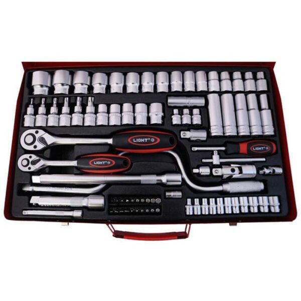 مجموعه 80 عددی آچار بکس لایت مدل GO-8080 - Image 5