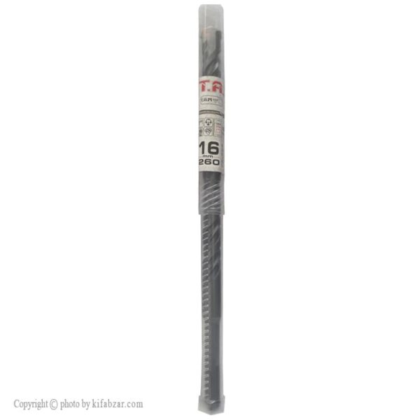مته چهار شیار SDSPlus تی ای ام مدل TAM-16-260 سایز 16 میلی‌متر 26 سانت - Image 4