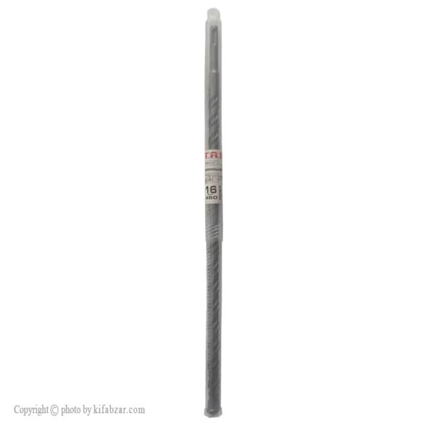 مته چهار شیار SDSPlus تی ای ام مدل TAM-16-460 سایز 16 میلی‌متر 46 سانت - Image 4
