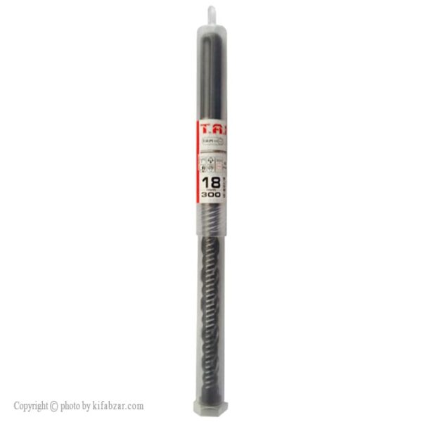 مته پنج شیار تی ای ام مدل TAM-18-300 سایز 18 میلی‌متر 30 سانت - Image 4