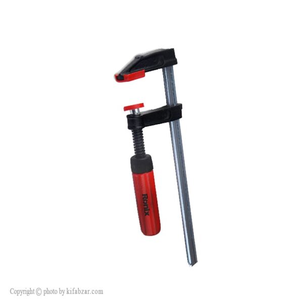 پیچ دستی نجاری رونیکس مدل RH-7212 سایز 25 سانتی‌متر فک 5 سانت - Image 2