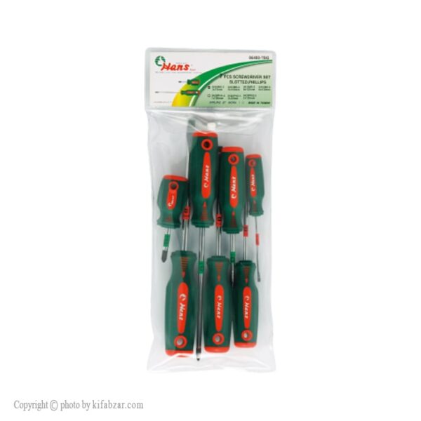 پیچ گوشتی هنس 7 عددی مدل 06400-7GB - Image 4