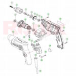 دریل برقی اتوماتیک رونیکس مدل 2106A - Image 3