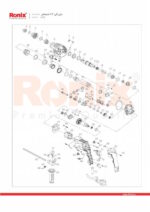 دریل بتن کن 2.9 کیلو رونیکس مدل 2722 - Image 13