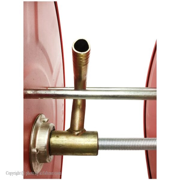 شلنگ جمع کن 1/2 بلبرینگی دیواری مدل NTE-3650 سایز 50 متری - Image 6