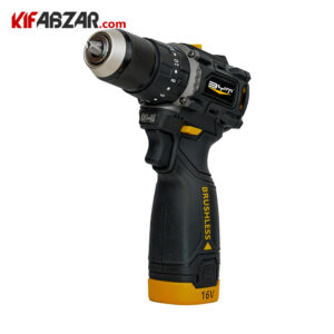 دریل پیچ‌گوشتی براشلس شارژی 16ولت BYT مدل 1216-8