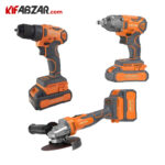 کیت 3 عددی ابزار شارژی 20 ولت آنکور مدل EAW