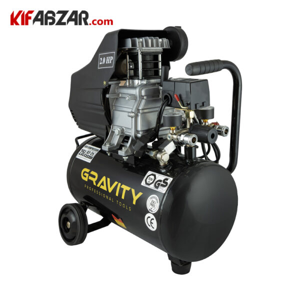تصویر کمپرسور باد 25 لیتری گراویتی مدل GT-25