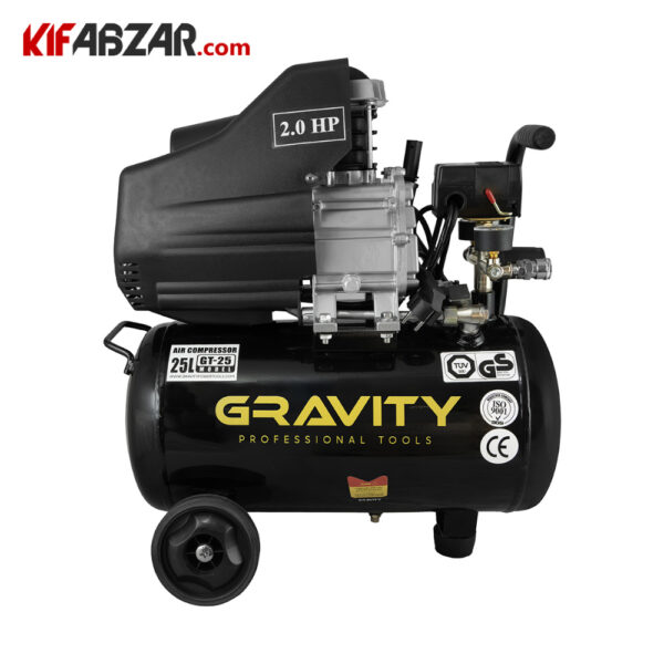 کمپرسور باد 2 اسب گراویتی مدل GT-25