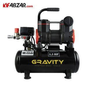 عکس کمپرسور باد سایلنت 10 لیتری گراویتی مدل GTS-10