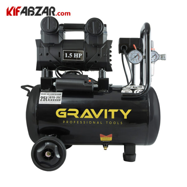 کمپرسور باد سایلنت 2 اسب گراویتی مدل GTS-25