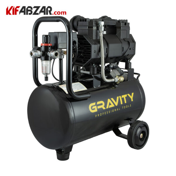 کمپرسور باد سایلنت 25 لیتری گراویتی مدل GTS-25