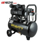 تصویر کمپرسور باد سایلنت 25 لیتری گراویتی مدل GTS-25