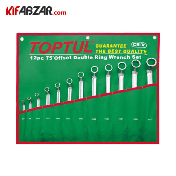 آچار تخت دو سر رینگی 12 عددی تاپ تول مدل GAAA1204