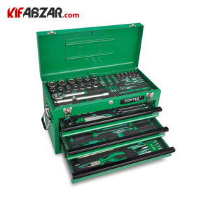 عکس جعبه ابزار 114 پارچه تاپ تول مدل GCAZ114A