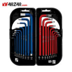 ست آچار آلن دسته بلند 18 عددی هیوندای مدل HT180