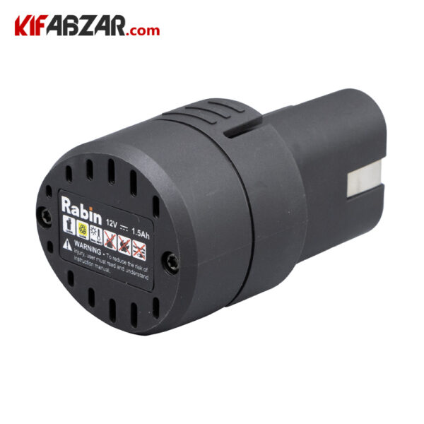 باتری دریل پیچ گوشتی شارژی رابین مدل R8612