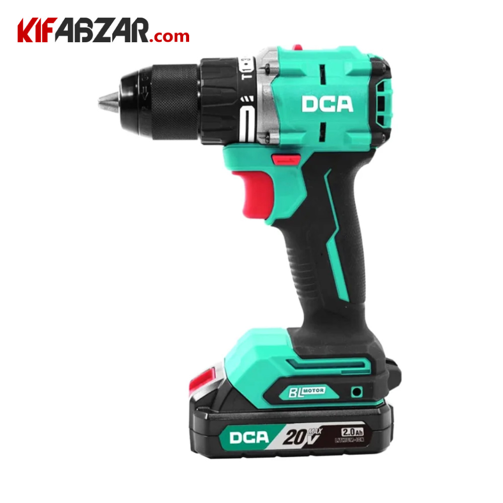 دریل پیچ گوشتی چکشی شارژی 20 ولت دی سی ای مدل ADJZ2060iAM دریل پیچ گوشتی چکشی شارژی 20 ولت دی سی ای مدل ADJZ2060iAM