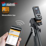 اتصال به موبایل در متر لیزری 150 متری لیزرلاینر مدل DistanceMaster LiveCam