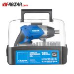 جعبه کیت پیچ گوشتی شارژی تاشو 3.6 ولت نووا مدل 7440