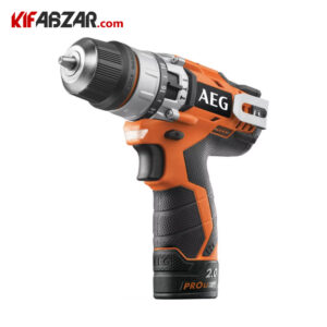 دریل پیچ گوشتی چکشی شارژی 12 ولت آاگ مدل BSB12C2LI-202B