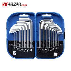 ست آچار آلن دسته کوتاه 18 عددی هاربر مدل H18M