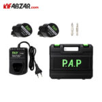 متعلقات دریل پیچ گوشتی چکشی شارژی 12 ولت پی ای پی مدل BID-1215