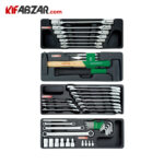 ابزارهای ضربه ای جعبه ابزار 7 کشوی 275 پارچه تاپ تول مدل GCAJ275E