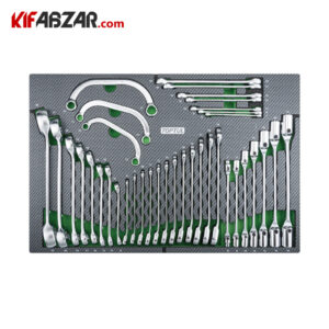 آچارهای تخت جعبه ابزار 7 کشوی 308 پارچه تاپ تول مدل GE-30817