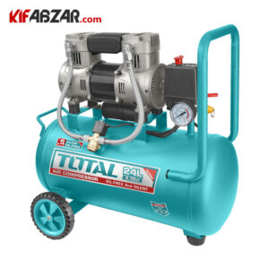 کمپرسور باد سایلنت 24 لیتری توتال مدل TCS1110242-8