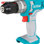 ساختار بدنه دریل پیچ گوشتی چکشی شارژی 20 ولت توتال مدل TIDLI201452