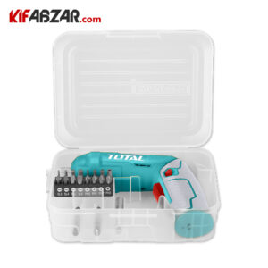 جعبه متعلقات کیت پیچ گوشتی شارژی تاشو 4 ولت توتال مدل TSDLI0442