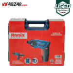 کارتن پیچ گوشتی شارژی تاشو 3.6 ولت رونیکس مدل 8530 دست دوم