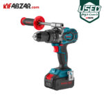 دریل پیچ گوشتی چکشی شارژی 40 ولت رونیکس مدل 8905-40V دست دوم