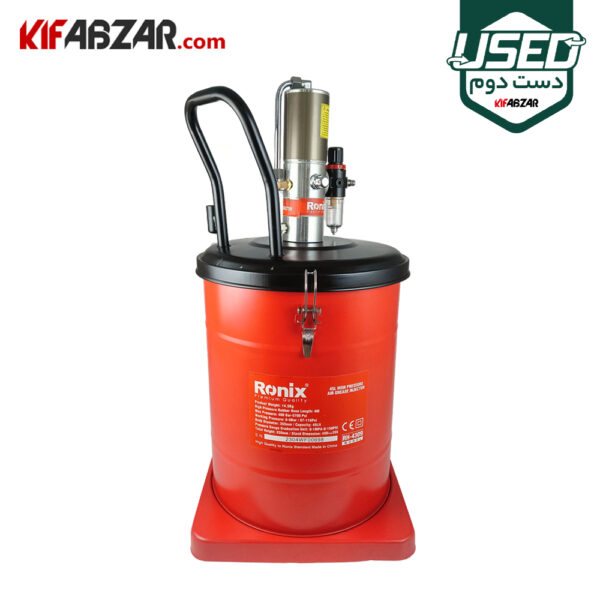 گریس پمپ سطلی 45 لیتری رونیکس مدل RH-4309 دست دوم