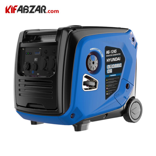 موتور برق سایلنت اینورتر 4000 وات هیوندای مدل HG-1245 موتور برق سایلنت اینورتر 4000 وات هیوندای مدل HG-1245
