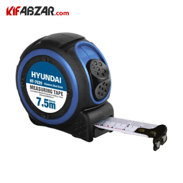 متر نواری فلزی 7.5 متری هیوندای مدل HT-7520 متر نواری فلزی 7.5 متری هیوندای مدل HT-7520