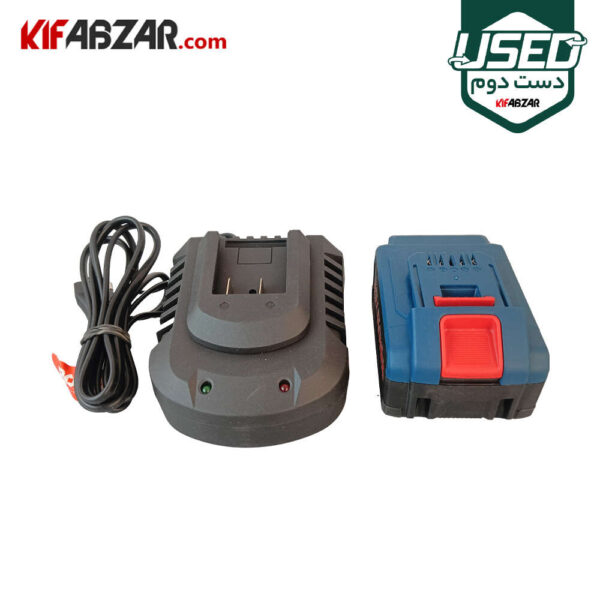 باتری و شارژر دریل بتن کن سه کاره شارژی 20 ولت رونیکس مدل 8910 دست دوم
