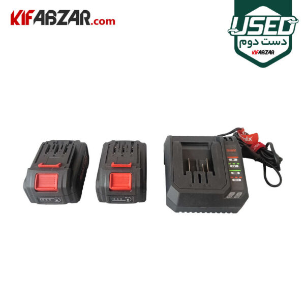 باتری و شارژر فرز پولیش شارژی براشلس 40 ولت رونیکس مدل 8926-40V دست دوم