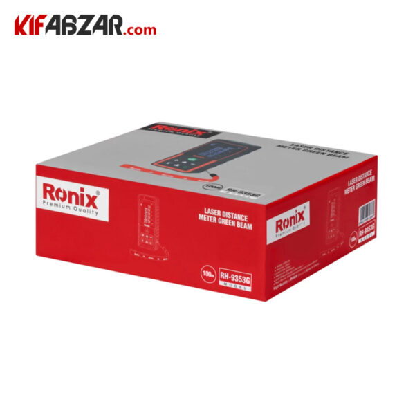 جعبه کارتنی متر لیزری 100 متری رونیکس مدل RH-9353G